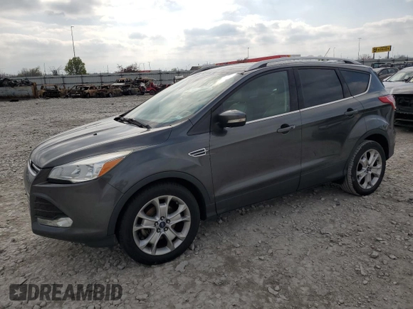 2016 Ford Escape Titanium with VIN 1FMCU0JX6GUB12975, listed as a Copart auction lot 53126705 with 100,815 mi miles and Clean Title. Bid and sale history available at carsss.com. Image 1.