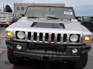 2006 Hummer H2 with VIN 5GRGN23U16H121476, listed as a Copart auction lot 86902654 with 143,202 mi miles and Salvage Title. Bid and sale history available at carsss.com. Image 5.