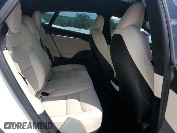 2021 Tesla Model S Long Range with VIN 5YJSA1E52MF443953, listed as a Copart auction lot 59838715 with 54,643 mi miles and Salvage title. Bid and sale history available at DreamBid. Image 10.