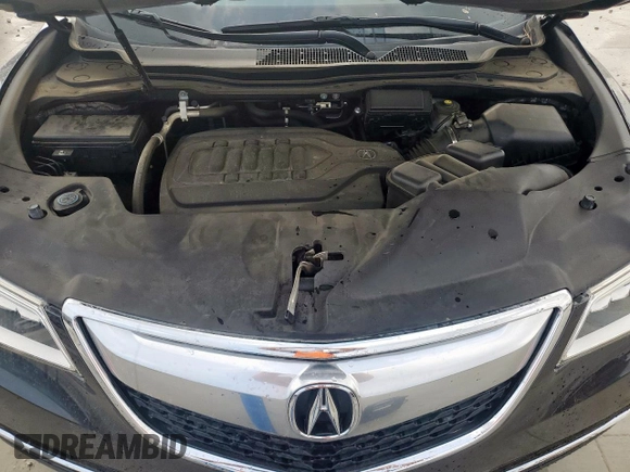 2015 Acura MDX Technology with VIN 5FRYD3H43FB011602, listed as a Copart auction lot 64267505 with 94,622 mi miles and Salvage title. Bid and sale history available at DreamBid. Image 12.