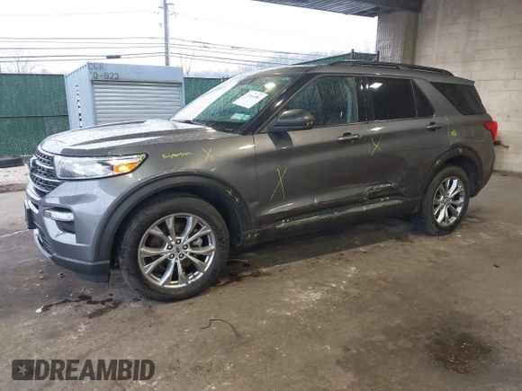 2022 Ford Explorer XLT with VIN 1FMSK8DH8NGB25128, listed as a IAAI auction lot 41966881 with 19,190 mi miles and . Bid and sale history available at DreamBid. Image 17.