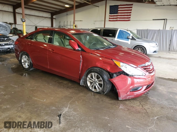 2013 Hyundai Sonata GLS with VIN 5NPEB4AC3DH616929, listed as a Copart auction lot 60520335 with 84,206 mi miles and Salvage title. Bid and sale history available at DreamBid. Image 4.