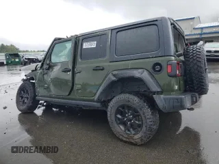 2021 Jeep Wrangler Unlimited Sport S z VIN 1C4HJXDG4MW666703, wystawiony jako Copart lot #57576015 z przebiegiem Nie podano mil oraz Czysty tytuł • Clean title. Historia ofert i sprzedaży dostępna na DreamBid. Obrazek 2.