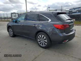2015 Acura MDX Tech Pkg with VIN 5FRYD4H4XFB023378, listed as a Copart auction lot 54727855 with 70,590 mi miles and Salvage Title. Bid and sale history available at carsss.com. Image 2.