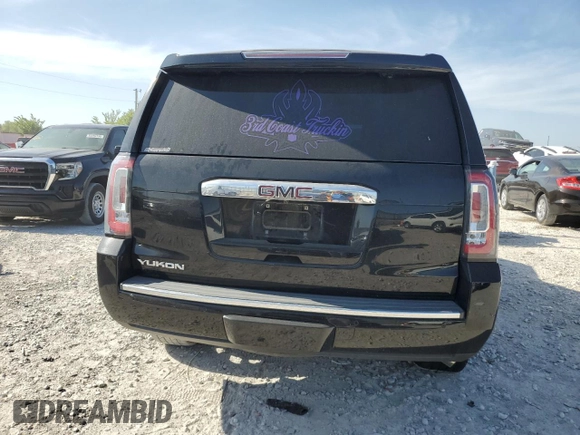 2018 GMC Yukon Denali with VIN 1GKS1CKJ0JR146025, listed as a Copart auction lot 67157534 with 109,900 mi miles and Clean Title. Bid and sale history available at carsss.com. Image 6.