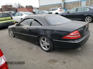 2001 Mercedes-Benz CL-Class with VIN WDBPJ78J11A017627, listed as a Copart auction lot 86852824 with 0 mi miles and Clean Title. Bid and sale history available at carsss.com. Image 2.