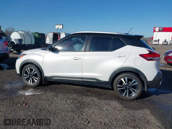 2020 Nissan Kicks SR with VIN 3N1CP5DV5LL538232, listed as a IAAI auction lot 41761012 with 107,012 mi miles and . Bid and sale history available at carsss.com. Image 14.
