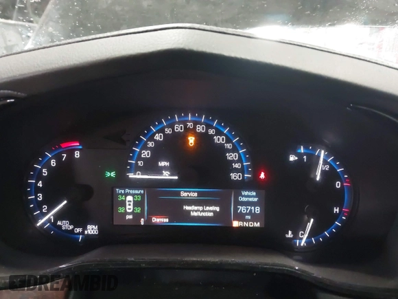 2016 Cadillac CTS Luxury Collection AWD with VIN 1G6AX5SX6G0111768, listed as a IAAI auction lot 41563991 with 76,718 mi miles and . Bid and sale history available at DreamBid. Image 7.
