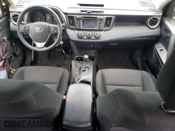 2017 Toyota RAV4 LE with VIN JTMBFREV4HJ168309, listed as a Copart auction lot 58152225 with 74,450 mi miles and Salvage title. Bid and sale history available at DreamBid. Image 8.