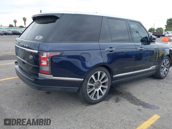 2015 Land Rover Range Rover Autobiography with VIN SALGV2TF1FA198949, listed as a IAAI auction lot 42110536 with 134,560 mi miles and . Bid and sale history available at DreamBid. Image 4.