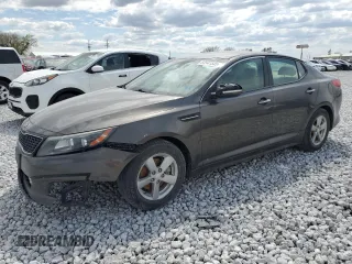 2015 Kia Optima LX z VIN 5XXGM4A71FG397991, wystawiony jako Copart lot #53541545 z przebiegiem 114 162 mil mil oraz Szkoda całkowita • Salvage title. Historia ofert i sprzedaży dostępna na DreamBid. Obrazek 1.