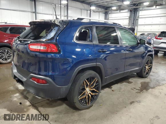 2018 Jeep Cherokee Latitude Plus z VIN 1C4PJMLXXJD547864, wystawiony jako Copart lot #59719005 z przebiegiem 113 160 mil mil oraz Szkoda całkowita • Salvage title. Historia ofert i sprzedaży dostępna na DreamBid. Obrazek 3.