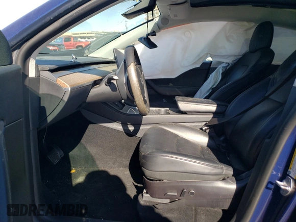 2022 Tesla Model Y Long Range with VIN 7SAYGDEE1NF481639, listed as a Copart auction lot 49896125 with Not Provided miles and Salvage Title. Bid and sale history available at carsss.com. Image 7.
