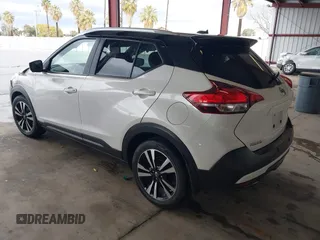 2020 Nissan Kicks SR with VIN 3N1CP5DV4LL555345, listed as a IAAI auction lot 41583234 with 68,864 mi miles and . Bid and sale history available at DreamBid. Image 3.