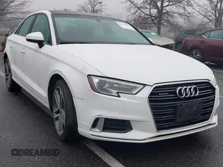 2018 Audi A3 Sedan Premium with VIN WAUB8GFF3J1064273, listed as a IAAI auction lot 41064082 with 92,738 mi miles. Bid and sale history available at carsss.com. Image 1.