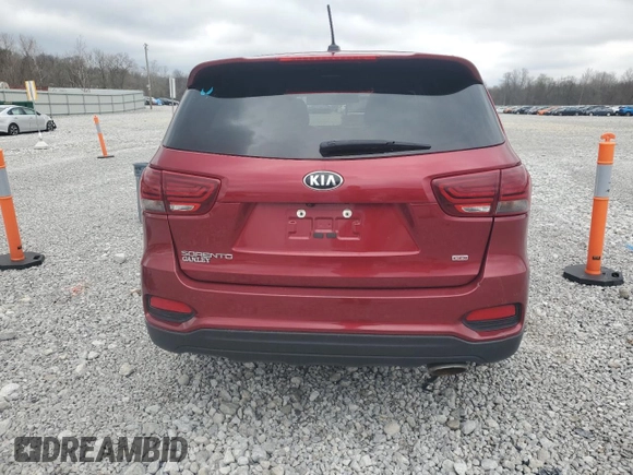 2020 Kia Sorento LX with VIN 5XYPG4A30LG641500, listed as a Copart auction lot 52823925 with 105,659 mi miles and Clean Title. Bid and sale history available at carsss.com. Image 6.