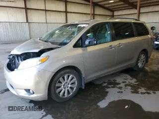 2015 Toyota Sienna Limited with VIN 5TDDK3DC1FS113060, listed as a Copart auction lot 54935795 with 239,139 mi miles and Salvage Title. Bid and sale history available at DreamBid. Image 1.