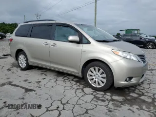 2017 Toyota Sienna XLE with VIN 5TDDZ3DC7HS170619, listed as a Copart auction lot 58575075 with 153,184 mi miles and Clean title. Bid and sale history available at DreamBid. Image 4.
