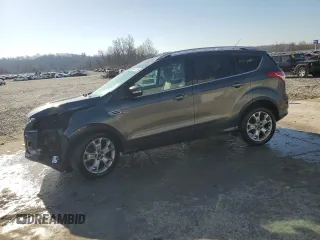 2016 Ford Escape Titanium with VIN 1FMCU9J91GUB34663, listed as a Copart auction lot 48044425 with 104,565 mi miles and Salvage Title. Bid and sale history available at carsss.com. Image 1.