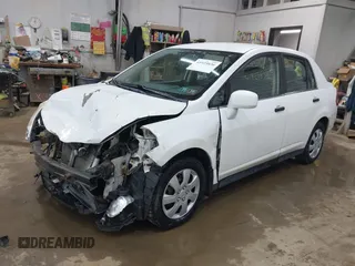 2009 Nissan Versa 1.8 S with VIN 3N1BC11E19L382848, listed as a IAAI auction lot 41929836 with 185,990 mi miles. Bid and sale history available at carsss.com. Image 17.