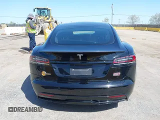 2022 Tesla Model S Plaid with VIN 5YJSA1E61NF483354, listed as a IAAI auction lot 41973636 with 32,541 mi miles and . Bid and sale history available at DreamBid. Image 16.
