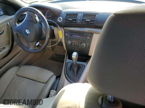 2010 BMW 1 Series 128i with VIN WBAUL7C5XAVJ78363, listed as a Copart auction lot 58774774 with 206,569 mi miles and Clean title. Bid and sale history available at DreamBid. Image 8.