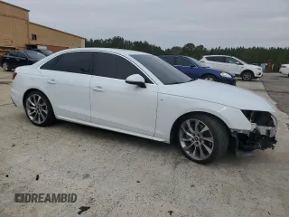 2021 Audi A4 S line Premium Plus with VIN WAUEAAF43MA039455, listed as a Copart auction lot 48759805 with 93,816 mi miles and Salvage Title. Bid and sale history available at DreamBid. Image 4.