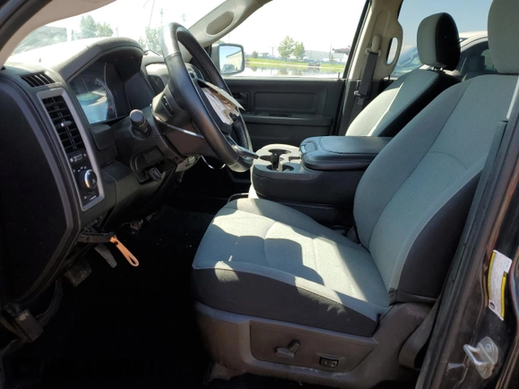2021 Ram 1500 Tradesman with VIN 3C6RR7KT5MG671931, listed as a Copart auction lot 67075115 with 58,292 mi miles and Salvage title. Bid and sale history available at DreamBid. Image 7.