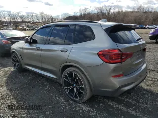 2021 BMW X3 M with VIN 5YMTS0C04M9F07868, listed as a Copart auction lot 44930305 with 0 mi miles and Salvage Title. Bid and sale history available at carsss.com. Image 2.