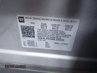 2024 GMC Terrain SLT with VIN 3GKALPEG9RL144550, listed as a IAAI auction lot 42720045 with 43,941 mi miles and . Bid and sale history available at DreamBid. Image 9.