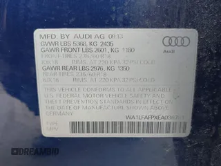 2014 Audi Q5 Premium Plus z VIN WA1LFAFPXEA036781, wystawiony jako IAAI lot #42330997 z przebiegiem 179 467 mil mil oraz . Historia ofert i sprzedaży dostępna na DreamBid. Obrazek 9.