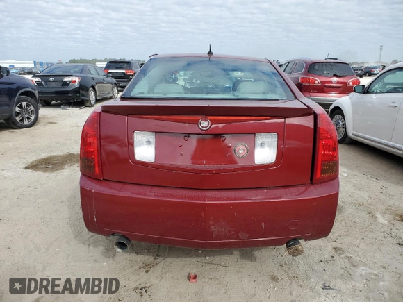 2006 Cadillac CTS with VIN 1G6DP577260145954, listed as a Copart auction lot 81276354 with 195,879 mi miles and Salvage Title. Bid and sale history available at carsss.com. Image 6.