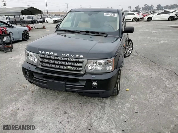 2008 Land Rover Range Rover Sport HSE with VIN SALSK25498A144557, listed as a Copart auction lot 86212534 with 97,791 mi miles and Salvage Title. Bid and sale history available at carsss.com. Image 12.