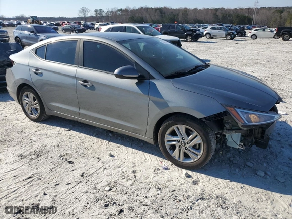 2019 Hyundai Elantra Preferred with VIN KMHD84LF3KU737458, listed as a Copart auction lot 46575205 with 144,271 mi miles and Salvage Title. Bid and sale history available at carsss.com. Image 4.