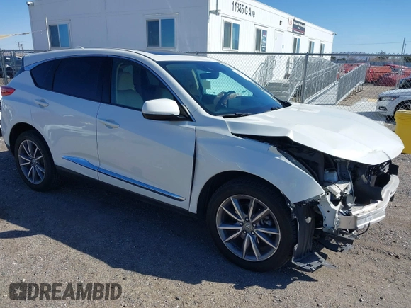 2019 Acura RDX Technology with VIN 5J8TC1H52KL020943, listed as a IAAI auction lot 41640742 with 49,904 mi miles and . Bid and sale history available at DreamBid. Image 1.