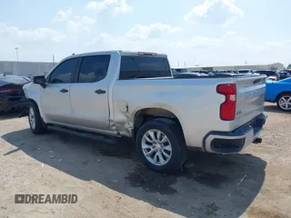 2020 Chevrolet Silverado 1500 Custom with VIN 3GCPWBEH6LG340504, listed as a IAAI auction lot 40007894 with 49,725 mi miles. Bid and sale history available at carsss.com. Image 3.