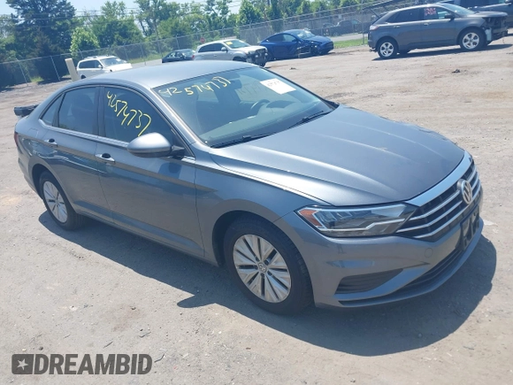 2019 Volkswagen Jetta S with VIN 3VWC57BU7KM200409, listed as a IAAI auction lot 42574737 with 44,316 mi miles and . Bid and sale history available at DreamBid. Image 1.
