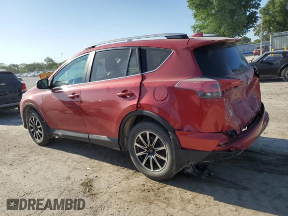 2017 Toyota RAV4 LE with VIN 2T3BFREV9HW543578, listed as a Copart auction lot 57887255 with 97,688 mi miles and Salvage title. Bid and sale history available at DreamBid. Image 2.