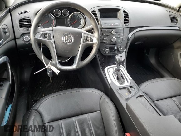 2011 Buick Regal CXL Turbo TO2 with VIN W04GW5EV2B1141688, listed as a Copart auction lot 38987004 with 30,101 mi miles and Salvage Title. Bid and sale history available at DreamBid. Image 8.
