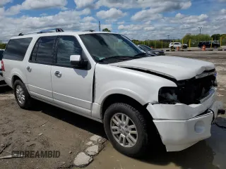 2013 Ford Expedition Max Limited with VIN 1FMJK2A58DEF69414, listed as a Copart auction lot 55811875 with 50,601 mi miles and Salvage title. Bid and sale history available at DreamBid. Image 4.