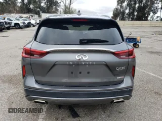 2020 Infiniti QX50 Essential z VIN 3PCAJ5M16LF113796, wystawiony jako Copart lot #48614265 z przebiegiem Nie podano mil oraz Szkoda całkowita • Salvage title. Historia ofert i sprzedaży dostępna na DreamBid. Obrazek 6.