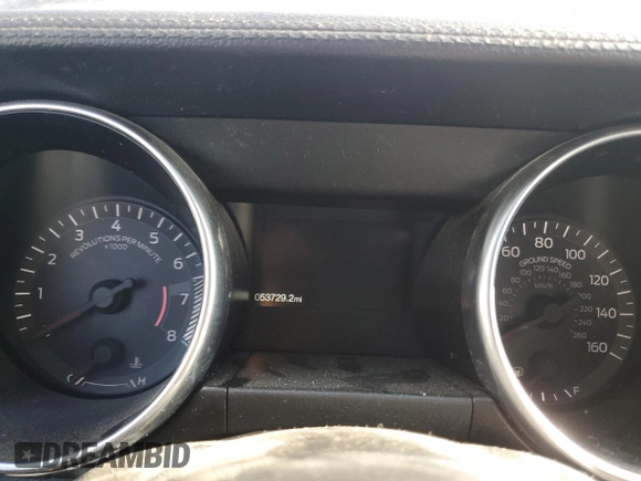 2018 Ford Mustang EcoBoost with VIN 1FA6P8TH2J5114422, listed as a Copart auction lot 56995385 with 53,729 mi miles and Clean title. Bid and sale history available at DreamBid. Image 9.
