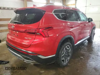 2022 Hyundai Santa Fe Limited with VIN 5NMS4DAL1NH399280, listed as a Copart auction lot 45322105 with 16,165 mi miles and Salvage Title. Bid and sale history available at carsss.com. Image 3.