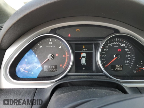 2015 Audi Q7 3.0L TDI Vorsprung Edition with VIN WA1WMCFE3FD013663, listed as a Copart auction lot 70019042 with 126,056 mi miles. Bid and sale history available at carsss.com. Image 9.