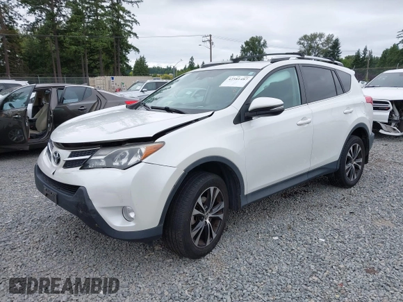 2015 Toyota RAV4 Limited with VIN 2T3DFREV8FW325833, listed as a IAAI auction lot 42581487 with 58,198 mi miles and . Bid and sale history available at DreamBid. Image 16.