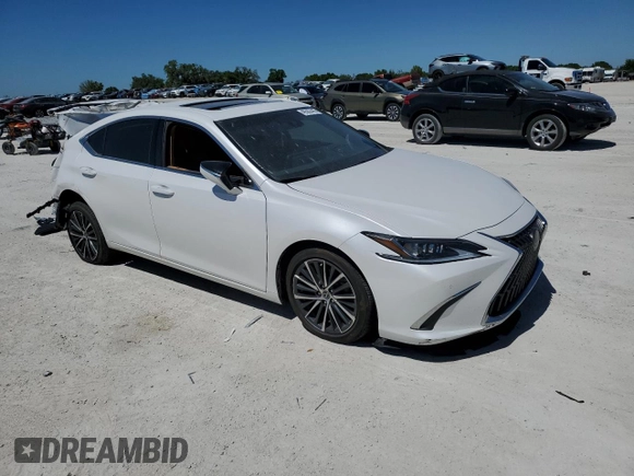 2023 Lexus ES with VIN 58ADA1C15PU034256, listed as a Copart auction lot 49302445 with 11,543 mi miles and Non Repairable. Bid and sale history available at carsss.com. Image 4.