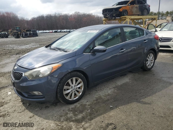 2014 Kia Forte EX with VIN KNAFX4A86E5046702, listed as a Copart auction lot 50415175 with 96,094 mi miles and Clean Title. Bid and sale history available at carsss.com. Image 1.