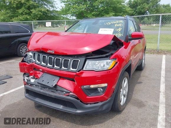 2018 Jeep Compass Latitude с VIN 3C4NJDBB7JT223360, выставлен на аукционе IAAI как лот 42406279 с пробегом 15 410 миль миль и . История ставок и продаж доступна на DreamBid. Изображение 17.
