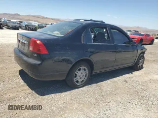 2001 Honda Civic LX with VIN JHMES165X1S008247, listed as a Copart auction lot 62525084 with 240,503 mi miles and Salvage Title. Bid and sale history available at carsss.com. Image 3.