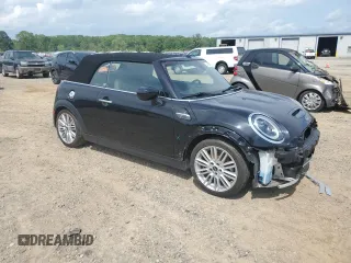2024 MINI Convertible Cooper S with VIN WMW43DL04R3S08581, listed as a Copart auction lot 54605515 with 13,197 mi miles and Salvage title. Bid and sale history available at DreamBid. Image 4.